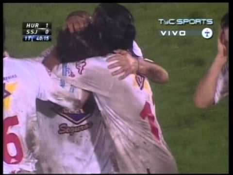 Huracan 1 -  San Martin de San Juan 0 Gol Luciano Varaldo