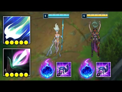 WE RAN 2 ENCHANTERS BOT, BUT WE BOTH BUILD LUDENS AND DUMPSTER THE LANE