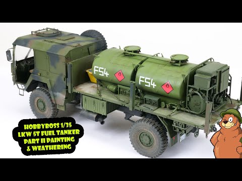 Hobbyboss 1/35 LKW 5t Fuel Tanker Part II CONSTRUCT, PAINT & WEATHERING