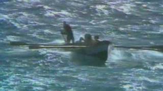 preview picture of video 'Open Surf Boat Final - 1982 Australian Surf Life Saving Championships, Moana SA'