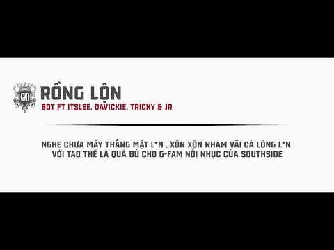 Rồng Lộn - BDT ft ItsLee, DaVickie, Tricky & Jr [Video Lyrics] #bdt #itslee #davickie #tricky #jr