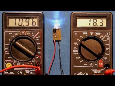 Messung: 20mA LED Konstantstromquelle mit LM317 inkl. Schaltplan / Schema