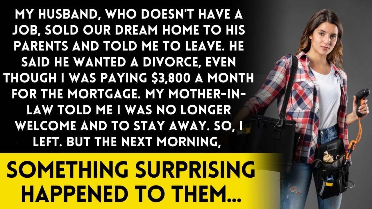 My husband sold our dream home, kicked me out, and wanted a divorce.