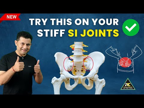 Low back pain due to stiff sacroiliac joint Try Pelvic drop home exercise for quick relief