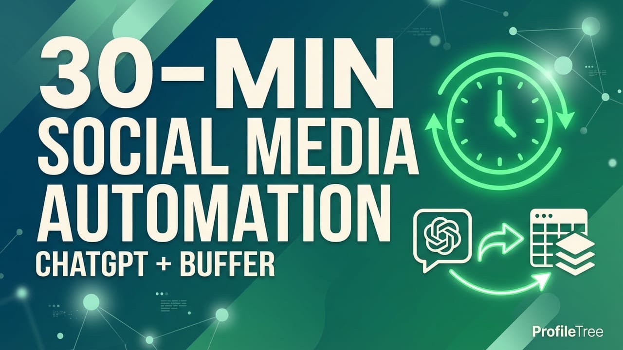 Automate Social Media Posts in 30 Minutes Using ChatGPT &amp; Buffer video thumbnail