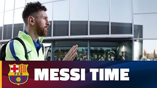 A day in the life of Messi