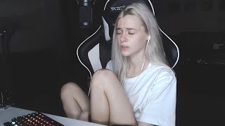 she thought her stream was off...