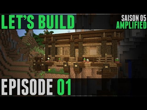 EPIC Minecraft Build V! CRAZY Amplified Terrain!