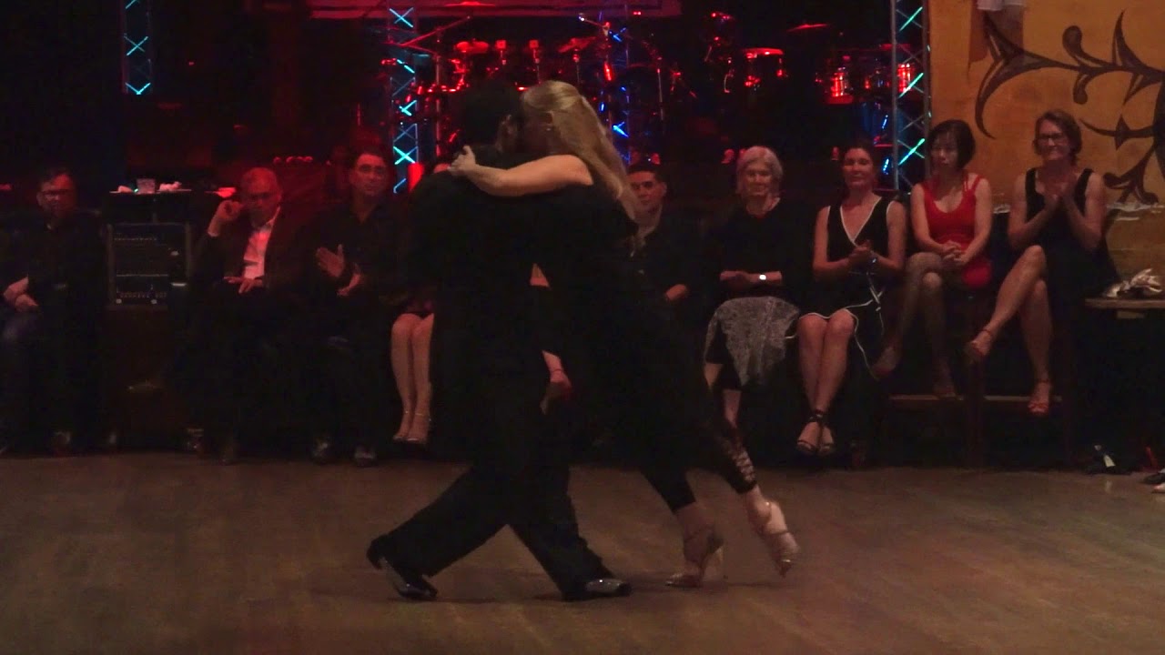 Pablo Nievas & Chantal Eril Tango Demo 1/3 2018 Feb 18 - Milonga @ Alberto's