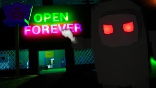 DO NOT RUN INTO THE HASH SLINGING SLASHER AT 3AM.. | 3 AM at The Krusty Krab ENDING