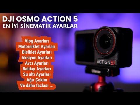 Dji Osmo Action 5 Pro En iyi Sinematik Ayarlar