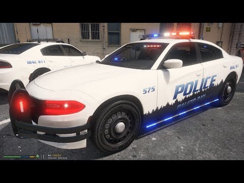 GTA 5 Live PD - Paleto Bay Police - Dodge Charger Christmas Tree (LSPDFR)