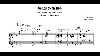 Georgia On My Mind by Beegie Adair [jazz piano transcription]