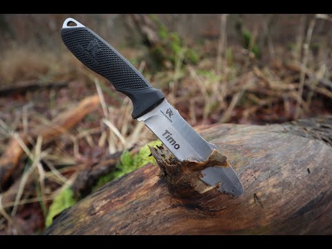 Wolfgangs Messer W Kids - Outdoor Kindermesser Schneidtest , Holz und Feuer machen