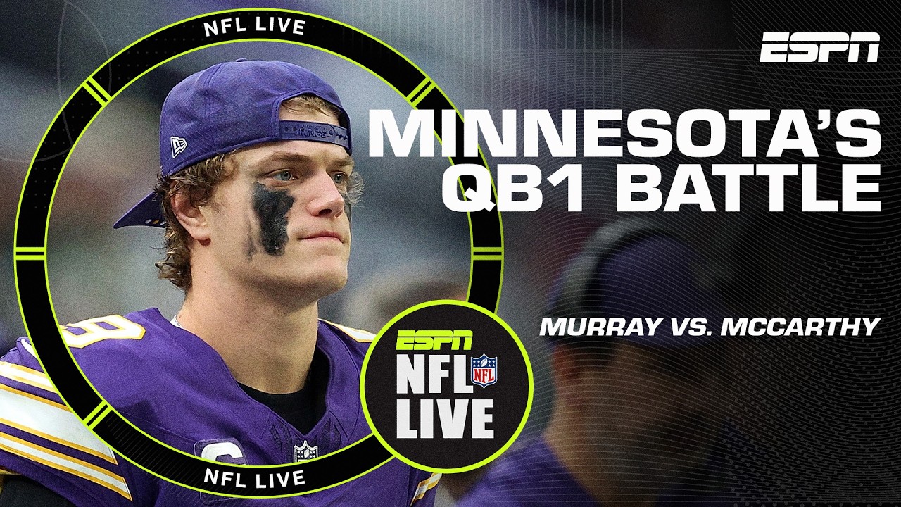 Kyler Murray 🆚 J.J. McCarthy 🏈 Assessing the Vikings' QB competition | NFL Live