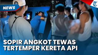 Angkot Tertemper Kereta Api di Perlintasan Tanpa Palang Bogor, Sopir Tewas seusai Dirawat