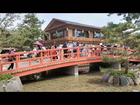 A maior cidade japonesa da China, Dalian, província de Liaoning, China "Reprodução da paisagem urbana de Kyoto"