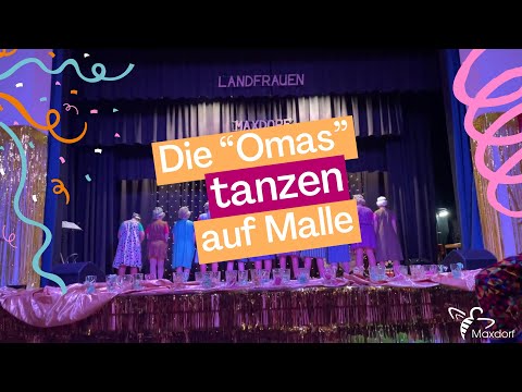 Die Omas tanzen "Omas auf Malle" - Maxdorfer LandFrauen Fasnacht 2024