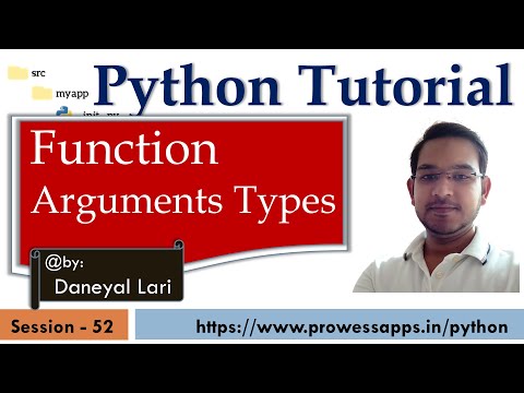 52 Python Tutorial For Beginners Function Argument Types Positional Keyword Default Argument