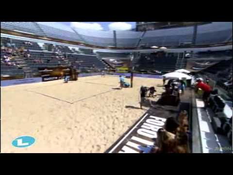 Xue-Zhang Xi CHN vs. Mullin-Dampney GBR Pools World Championships Rome SWATCH WORLD TOUR 2011