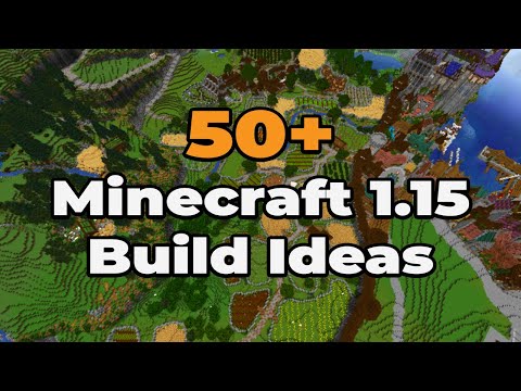 50+ Minecraft 1.15 BUILD IDEAS : Building Tips and Tricks