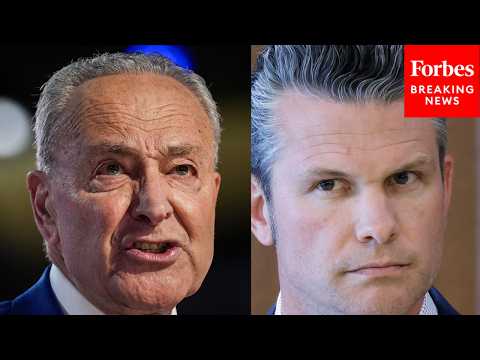 'This Is Insanity': Schumer Slams Hegseth's Remarks On Iran War, Urges Support For War Powers Act