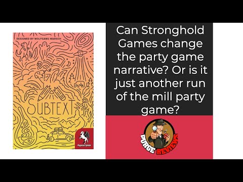 The Purge: # 3270 Subtext: Stronghold Games brings us a party game
