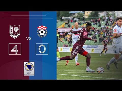 SAŽETAK: FK Sarajevo 4:0 NK Široki Brijeg / Finale Kupa BiH (2024/2025)