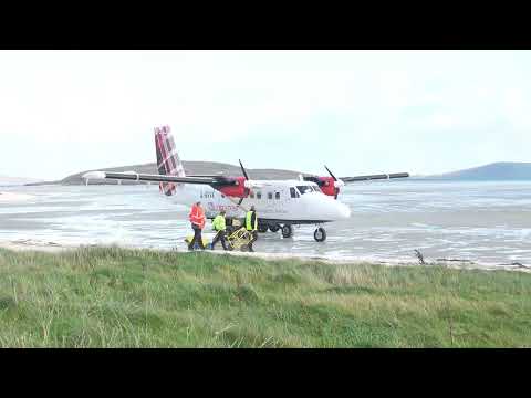 Flying to Barra: Beach Runway, Castle Bay & Whiskey Galore!