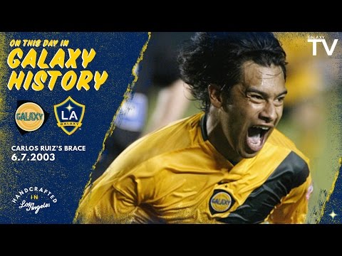 June 7, 2003 | Carlos Ruiz scored a brace in the first game at the Home Depot Center