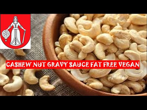 How To Make Cashew Nut Gravy Sauce Vegan Fat Free Gluten Free Dairy Free Whole Plant Based!!!