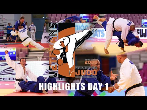EUROPEAN JUDO CHAMPIONSHIPS VETERANS HERAKLION 2022 | HIGHLIGHTS DAY 1