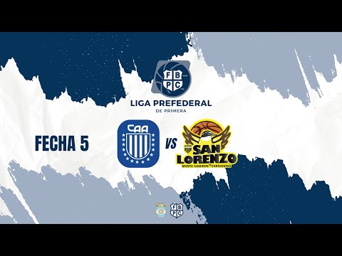 PREFEDERAL CORRIENTES 2025 - ALVEAR VS SAN LORENZO - FECHA 5