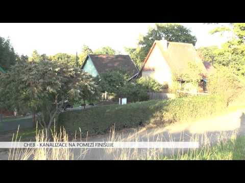 Cheb: Kanalizace na Pomezí finišuje (TV Západ)