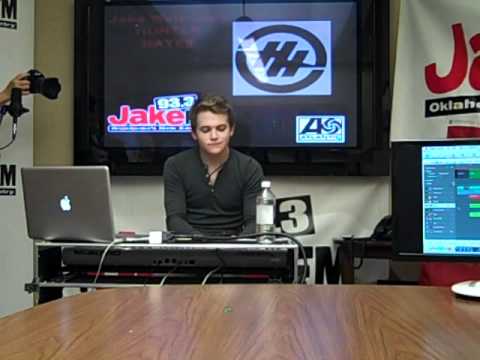 93.3 Jake FM "Next Big Thing" Hunter Hayes Records A Song In The Basement!
