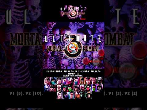 UMK3 Arcade EJB Menu / Unlock hidden characters and options. #ultimatemortalkombat3 #umk3 #mk