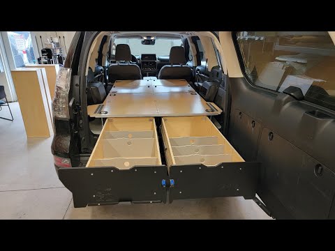 Lexus GX460 Drawers and Sleeper updated V32: Air Down Gear Up