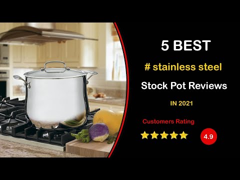 ✅ Best Stainless Steel Stock Pot Reviews in 2022 🍳 5 Perfect Picks For Any Budget