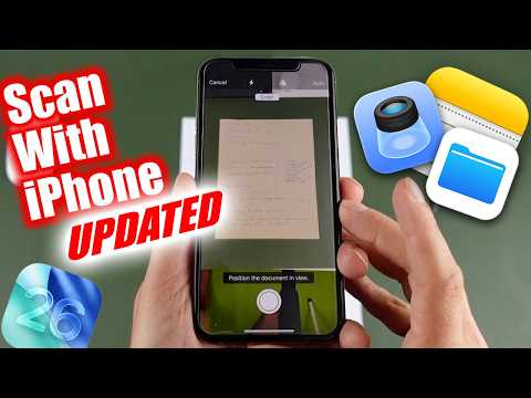 How to Scan Documents on iPhone with Preview App iOS 26 Free