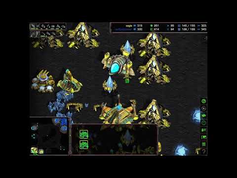 Rush vs eagle - StarCraft - BroodWar Remastered - 2024 (Terran vs Protoss on Kick Back), 유영진