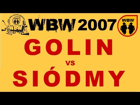 Golin 🆚 Siódmy 🎤 WBW 2007 el.1 (freestyle rap battle)