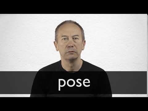 Pose Meaning In Hindi - हिंदी अर्थ