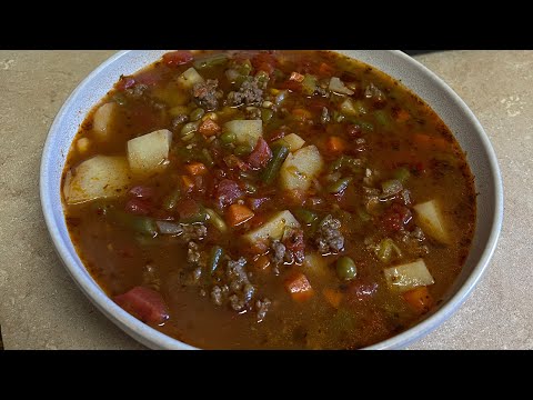 How To Make A Green Chile Hamburger Soup