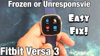 Fitbit Versa 3: Frozen or Unresponsive? Easy Fix!