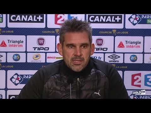 Réaction de Gourvennec après la défaite en coupe