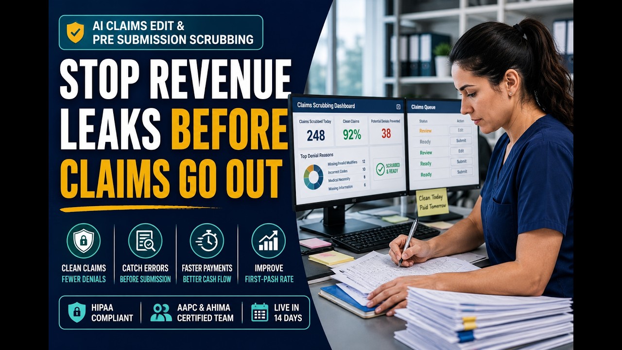 How Ai Claims Edit and Pre Submission Scrubbing works