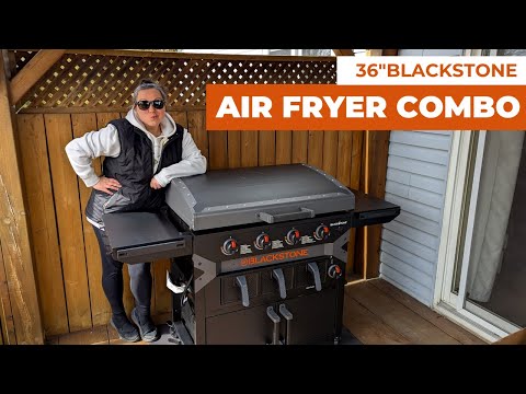36 Blackstone Griddle with Air Fryer Combo - Features, Cleaning, Seasoning and Review