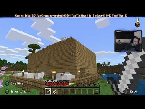 Minecraft 'Chill Stream' March 2, 2019 pt1   Planning and a Fishing Session