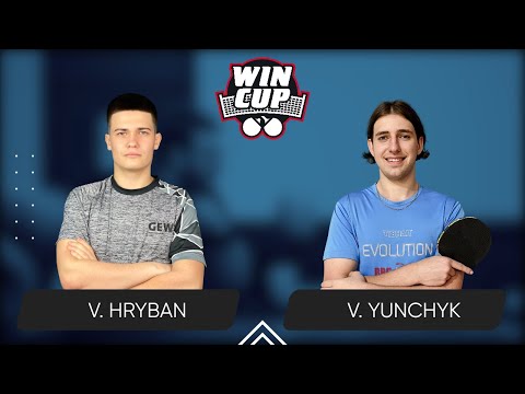 12:00 Vadym Hryban - Valentyn Yunchyk West 1 WIN CUP 01.05.2024 | TABLE TENNIS WINCUP