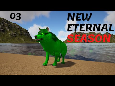 ARK ETERNAL DAY 3 WE TAME AN ELMENTAL POISON DIREWOLF CRAZY POWER